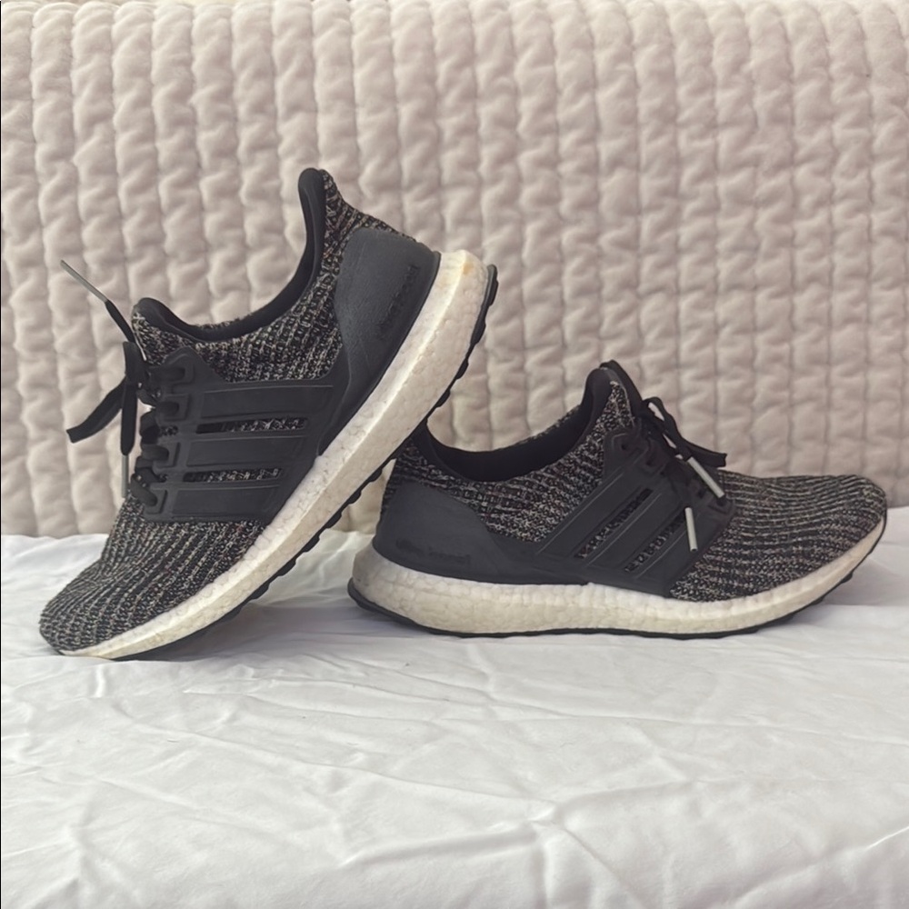 Adidas Black and Gray Running Shoes